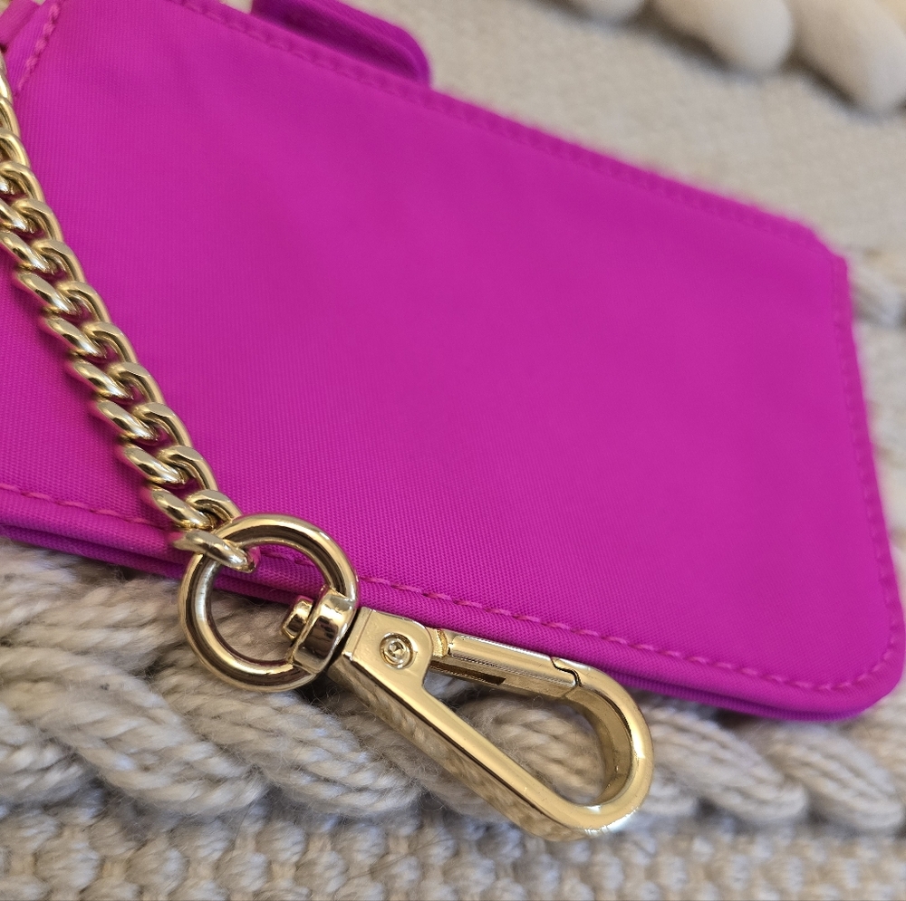 Fuchsia Keychain Wallet - Picture 2 of 6